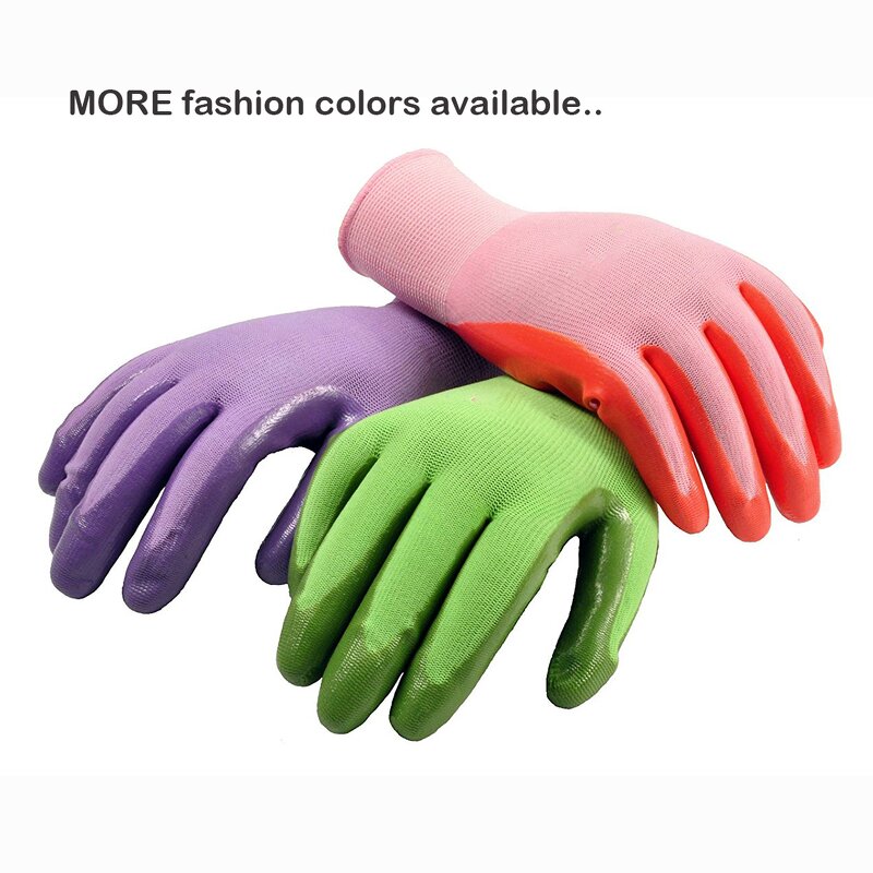 Gardening Gloves Manufacturer - OEM/ODM Hot Sale Bamboo Fiber Weeder Palm Coated Yard Work