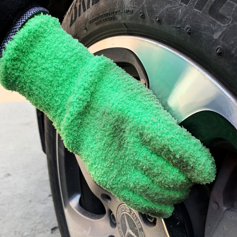 Car Polishing Glove Factory - OEM/ODM Microfiber Pro Detail Dust Cleaning Mitt