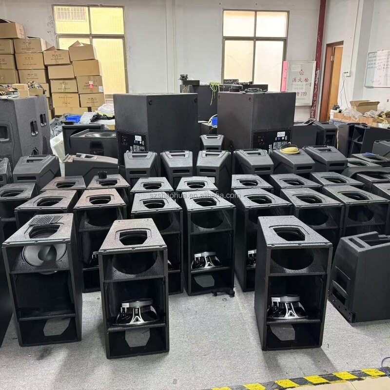 Line Array Speakers Manufacturer - OEM/ODM SAWA-Q1 Double 10 Inch 2 Way Passive Active