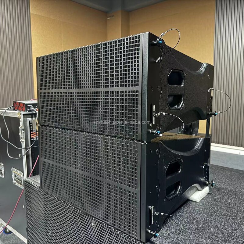 Line Array Speakers Manufacturer - OEM/ODM Q210 Powered Double 10 Inch 2 Ways for Stage