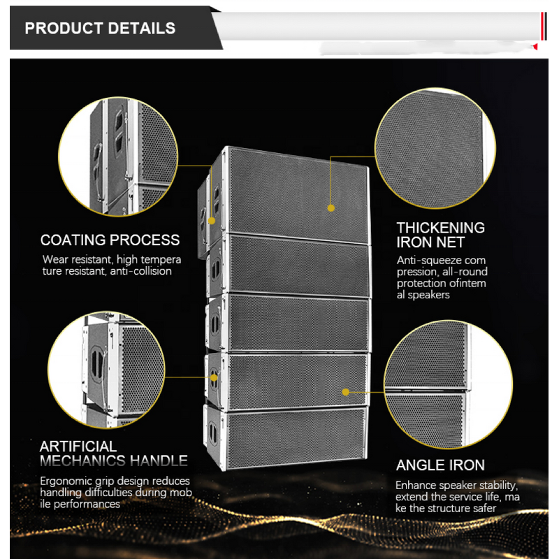 Line Array Speakers Factory - OEM/ODM S1228 Dual 12 Inch 2 Ways Outdoor Sound System