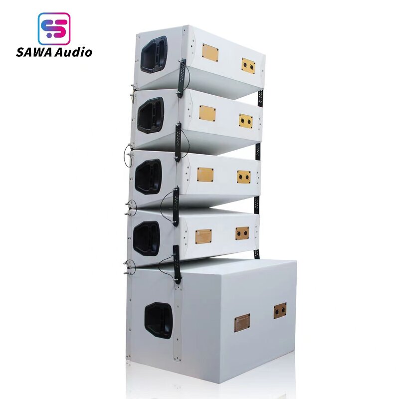 Line Array Speakers Manufacturer - OEM/ODM Dual 10 Inch 2 Ways Passive White for Church