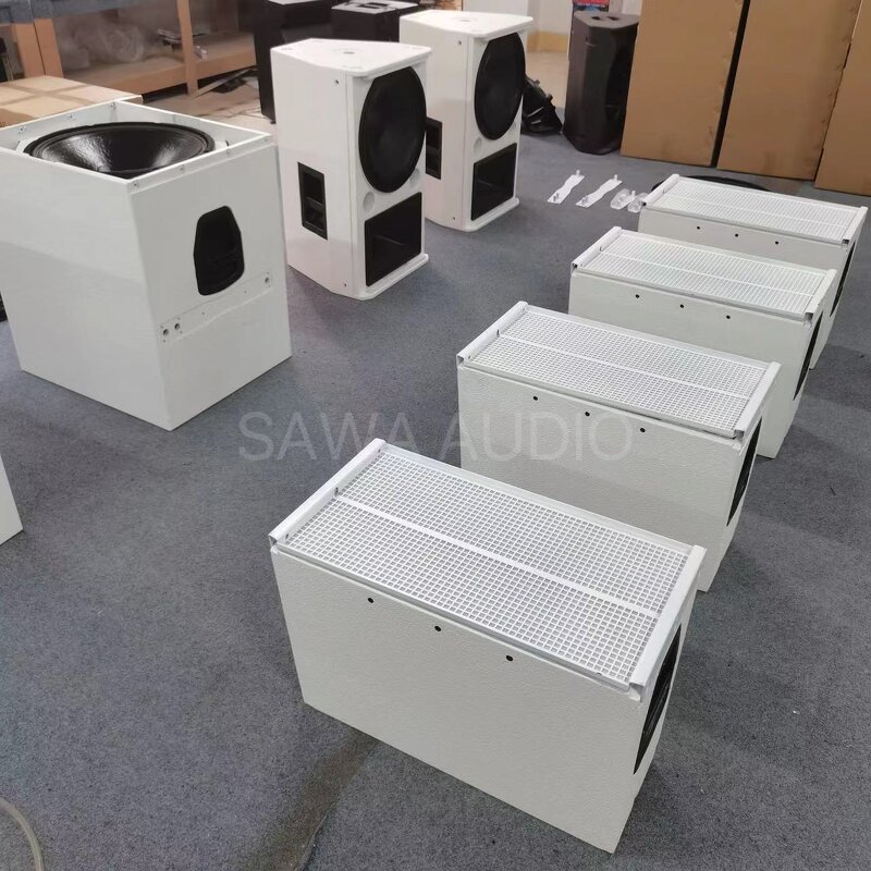 Line Array Speakers Manufacturer - OEM/ODM Dual 10 Inch 2 Ways Passive White for Church