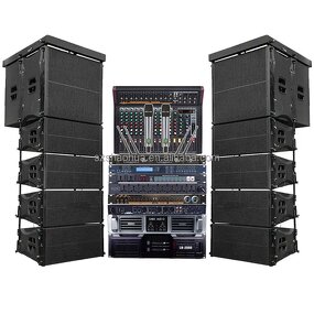 Line Array Speakers Manufacturer - OEM/ODM Q210 Powered Double 10 Inch 2 Ways for Stage