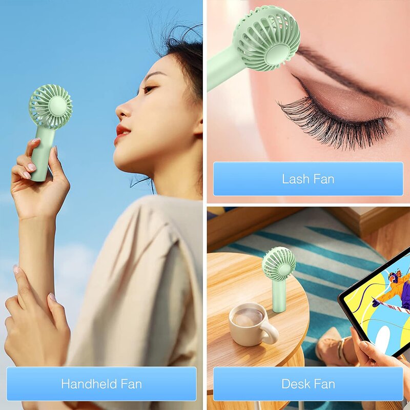 Handheld Fan Factory - OEM/ODM DC03 1200MAH Air-cooled USB Charging Adjustable 3-speed