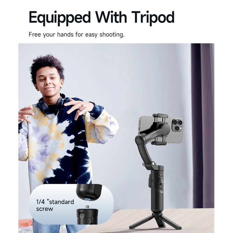 Gimbal Stabilizer Manufacturer - OEM/ODM M02 Face Tracking Three-axis Separation Remote