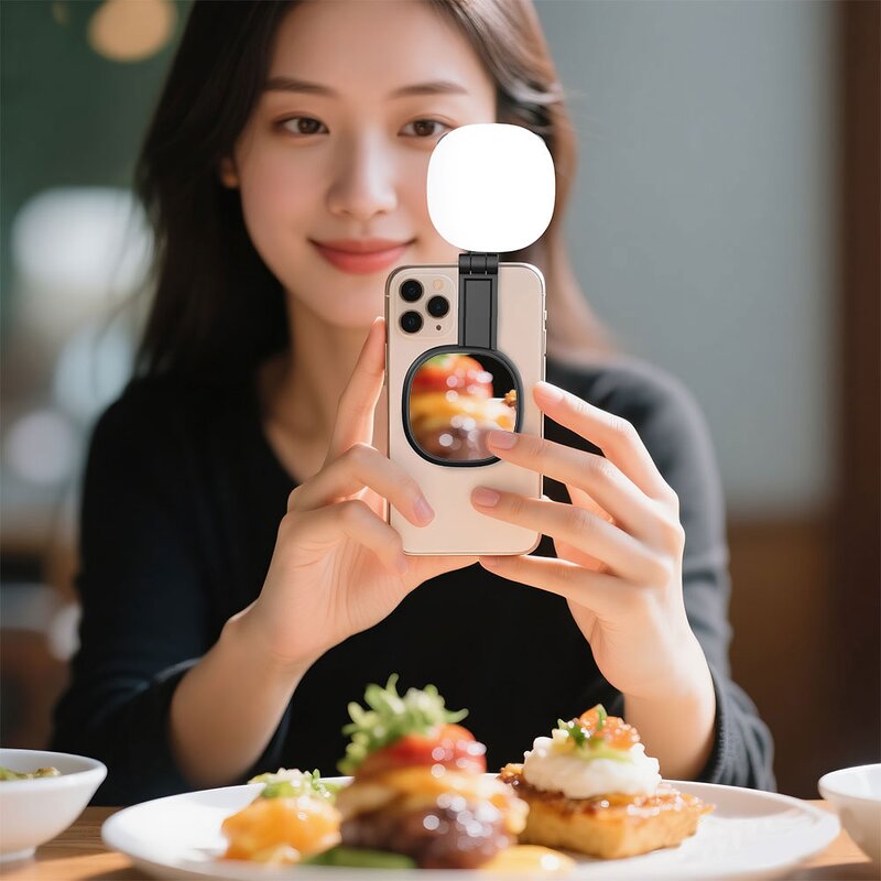 Selfie Fill Light Manufacturer - OEM/ODM F680 360-degree Rotating Foldable Magnetic