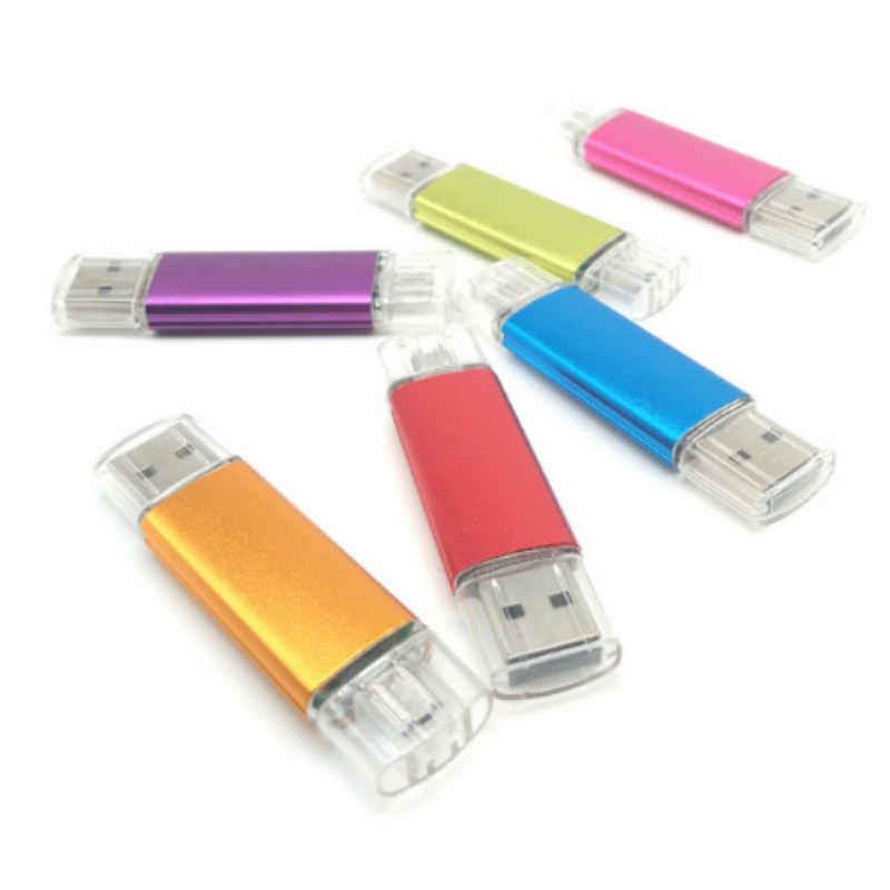 OTG Pen Drive Manufacturer - OEM/ODM Fast Speed 3.0 2 in 1 64GB Metal Dual USE