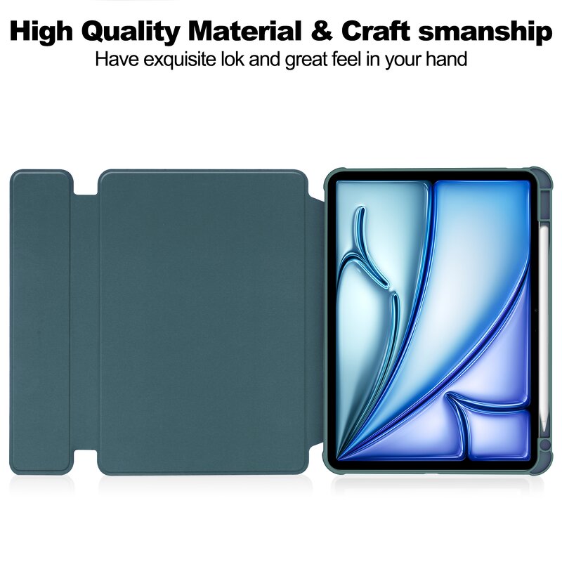 Rotating Tablet Case Manufacturer - OEM/ODM Transparent Acrylic for iPad Air 13 2025
