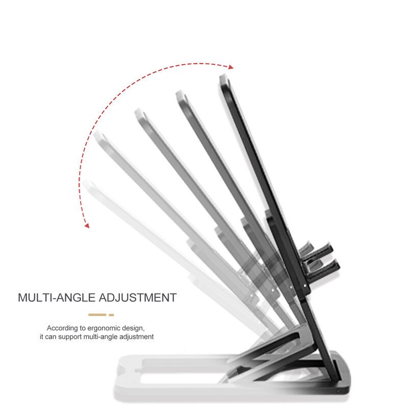 Phone Holder Factory - OEM/ODM Silicone Non-slip Adjustable Desktop Portable Foldable