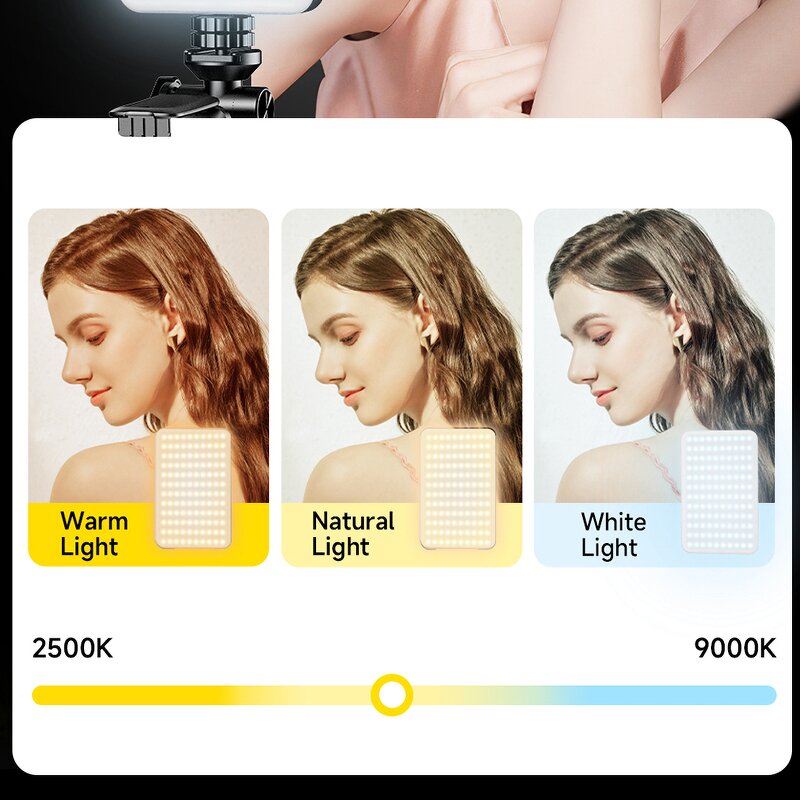 Pocket Fill Light Manufacturer - OEM/ODM D10 Ultra-thin Portable RGB 3 Color Temperature