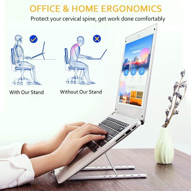 Laptop Stand Manufacturer - OEM/ODM N3 Foldable Aluminum Height Adjustable for Desks