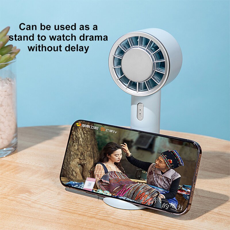 Handheld Cooling Fan Manufacturer - OEM/ODM with Base Refrigeration Semiconductor Portable