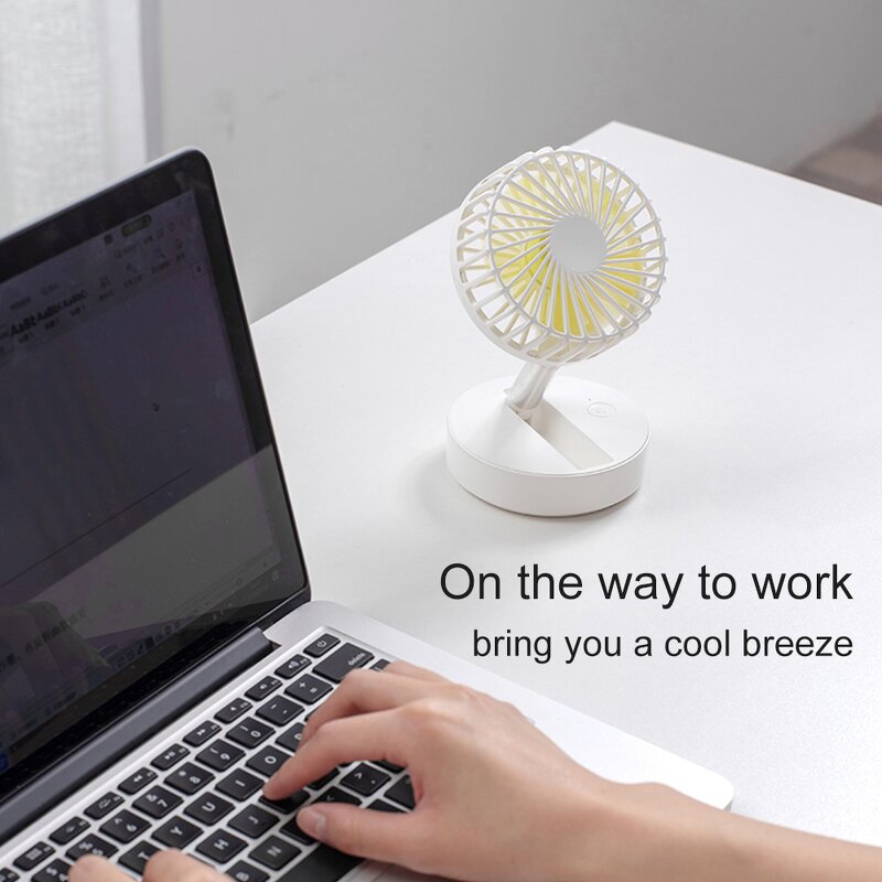 Desk Fan Factory - OEM/ODM OEM Gift Portable Desktop Foldable Mini Cordless
