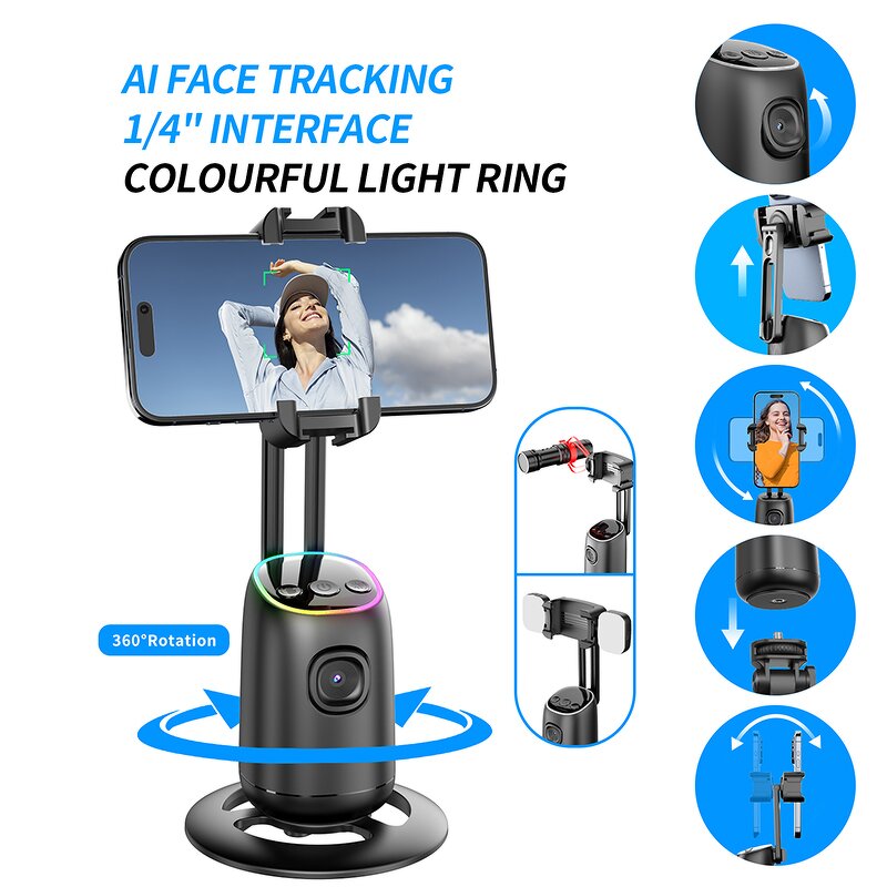 Gimbal Stabilizer Manufacturer - OEM/ODM P05 AI Intelligent Retractable Dual Cold Start