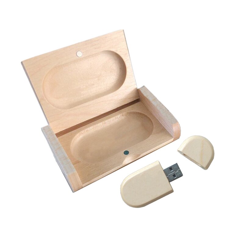 USB Pendrive Factory - OEM/ODM Customized Logo Creative Maple Wood with Box
