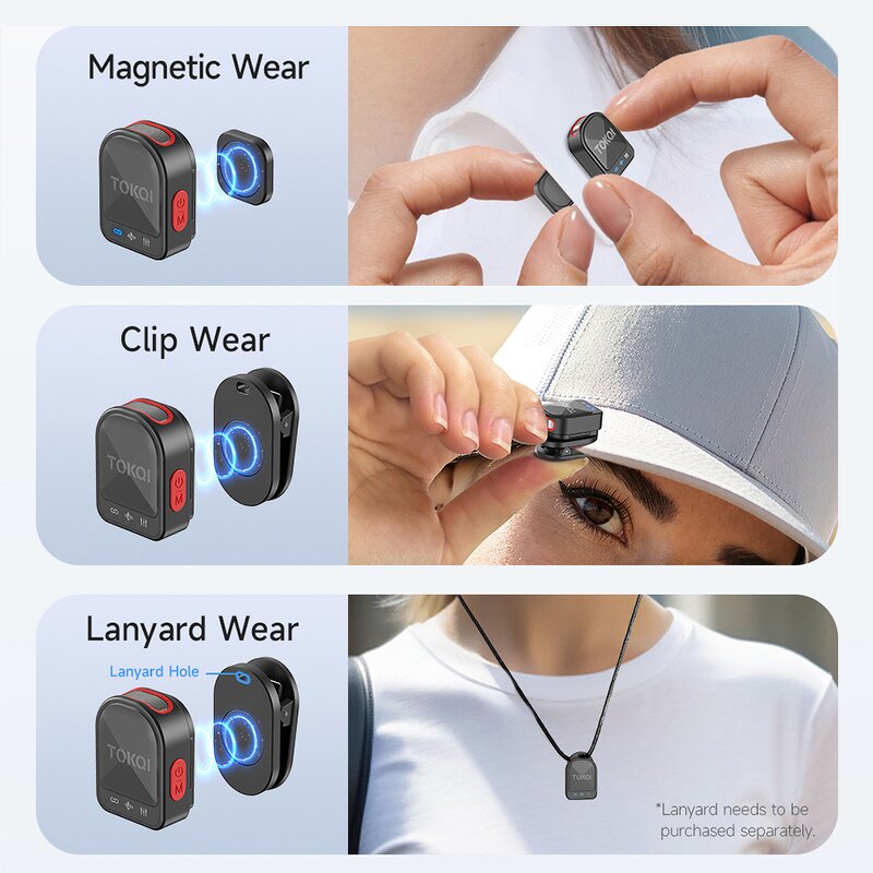 Wireless Microphone Manufacturer - OEM/ODM H01 One Tow Two Noise Cancelling Magnetic Lavalier