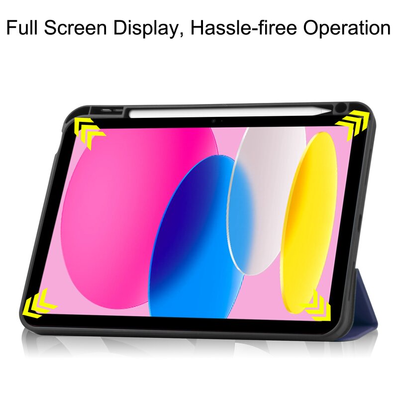 Shockproof Tablet Case Factory - OEM/ODM Tri-fold Caster for iPad 10 2022 10.9"