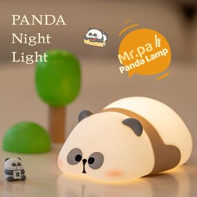 Night Light Factory - OEM/ODM MYCP2307 Cute Panda Sleep Light Rechargeable Atmosphere