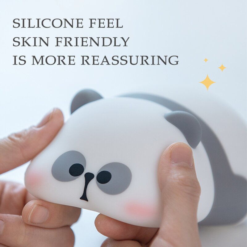 Night Light Factory - OEM/ODM MYCP2307 Cute Panda Sleep Light Rechargeable Atmosphere