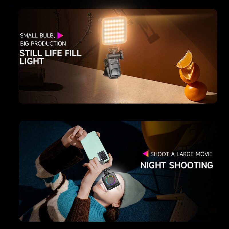 Pocket Light Manufacturer - OEM/ODM D12s Portable Mini RGB 2000mAh Rechargeable