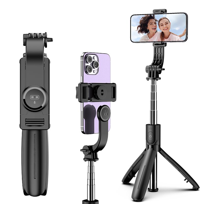 Selfie Stick Manufacturer - OEM/ODM L21 360 Degree Rotating Split Clamp 695mm