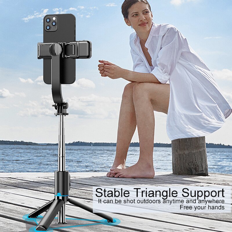 Selfie Stick Factory - OEM/ODM C01S with Split Holder Bluetooth Remote Fill Light