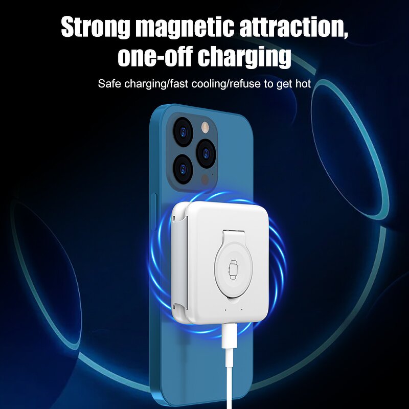 Wireless Charger Manufacturer - OEM/ODM P14 3 in 1 Magnetic Folding Station for Phone