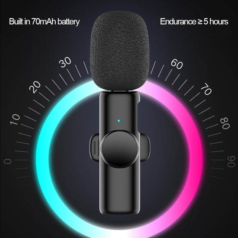 Wireless Microphone Factory - OEM/ODM K11 Dual Tie Clip Type C Lavalier for Android