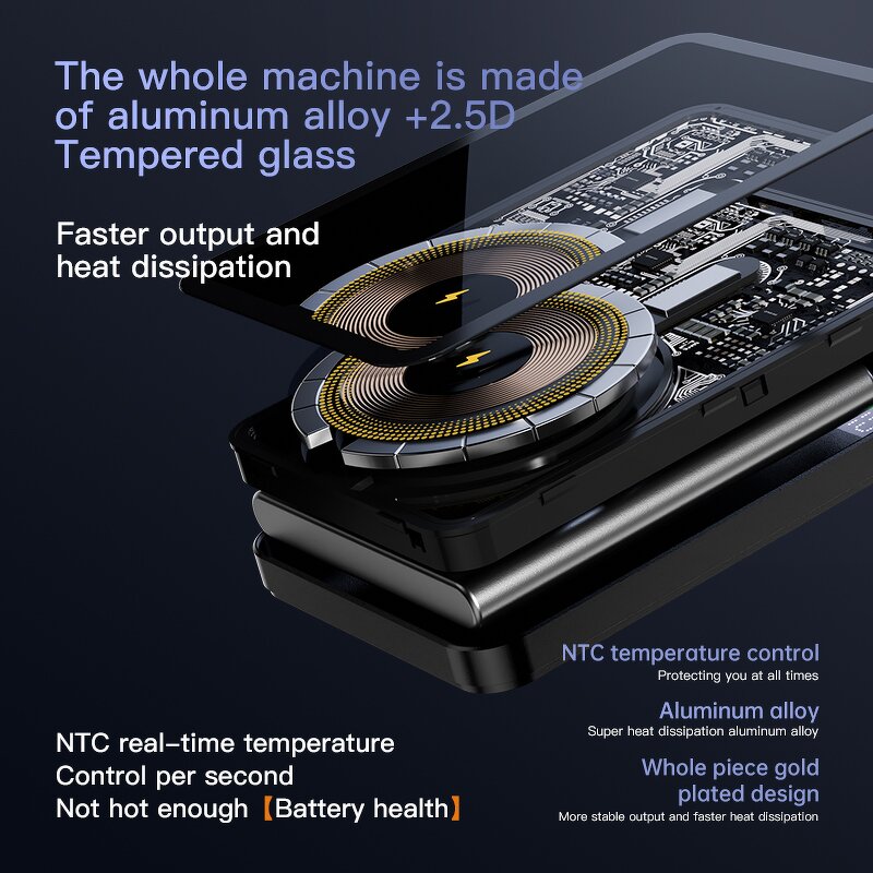 Wireless Power Bank Manufacturer - OEM/ODM H1S Transparent 5000mAh-20000mAh Magnetic