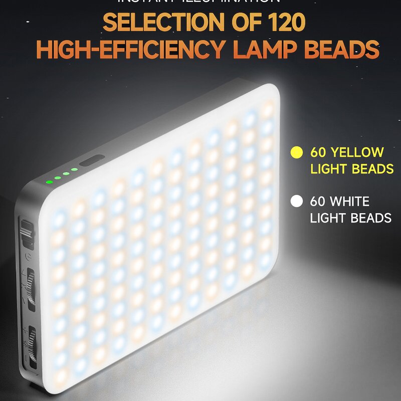 Pocket Fill Light Manufacturer - OEM/ODM D10 Ultra-thin Portable RGB 3 Color Temperature
