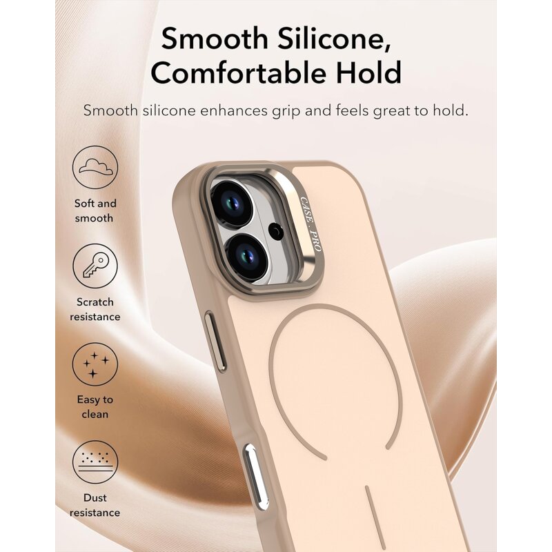 Magnetic Phone Case Factory - OEM/ODM Simple TPU High Transparency Anti-drop Lens Holder