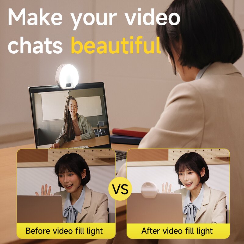 Mini Pocket Light Factory - OEM/ODM D7 Three Color Temperature Video Conferencing LED