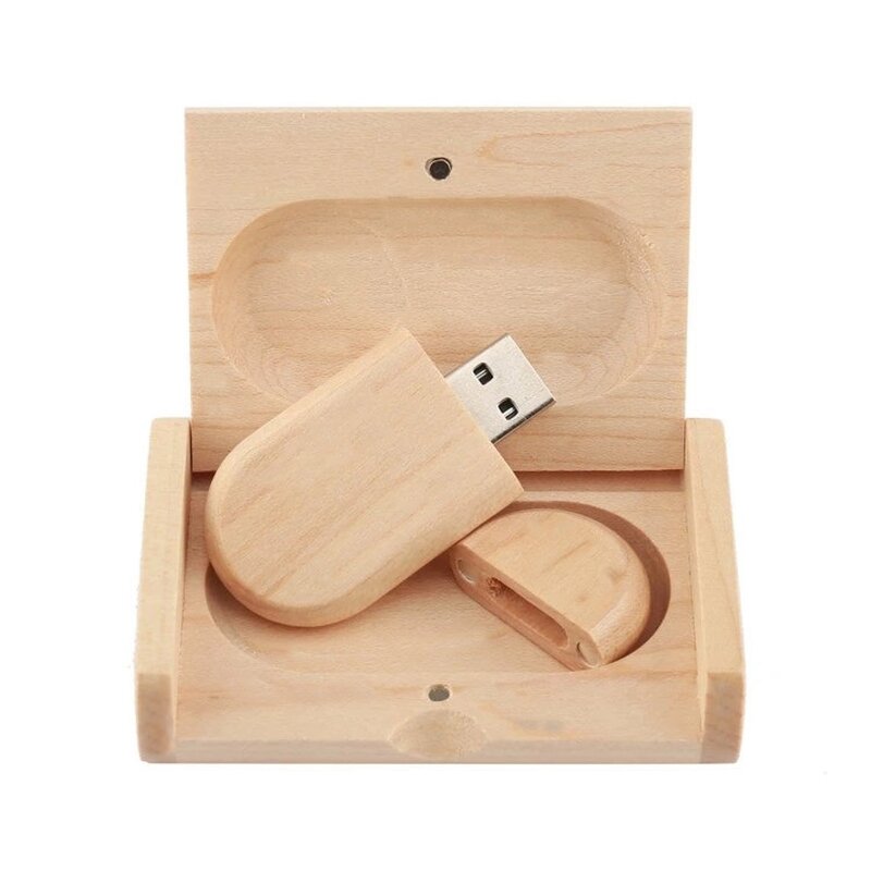 USB Pendrive Factory - OEM/ODM Customized Logo Creative Maple Wood with Box