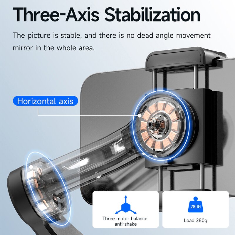 Gimbal Stabilizer Manufacturer - OEM/ODM M02 Face Tracking Three-axis Separation Remote
