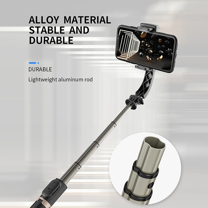 Gimbal Stabilizer Factory - OEM/ODM Q08 Flexible Telescoping Fold with Hidden Tripod