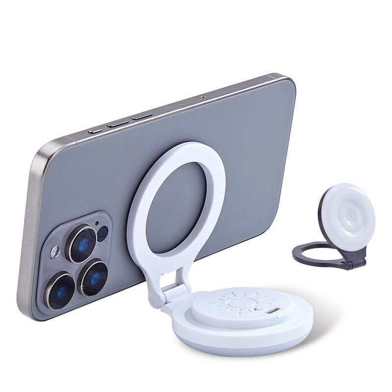 Selfie Light Factory - OEM/ODM L8 Portable Mini Magnetic Adjustable LED Ring Light