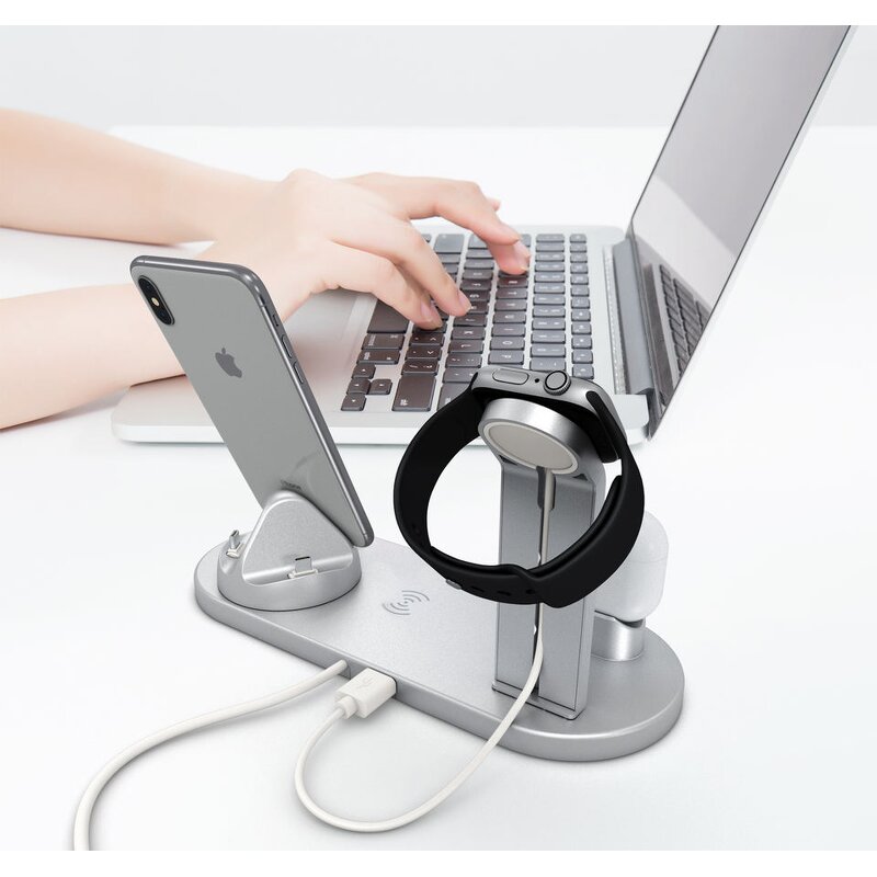 Wireless Charger Factory - OEM/ODM Best Seller 6 in 1 for AirPods IWatch Phone