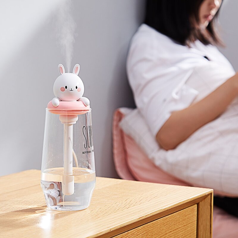 Aroma Diffuser Factory - OEM/ODM Cartoon Bear Portable Car Usb Mini Nano Mist Humidifier