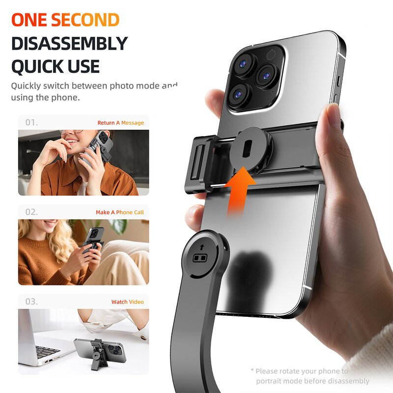 Selfie Stick Factory - OEM/ODM TT22 Mini Auto Pop-up Stainless Steel Tripod