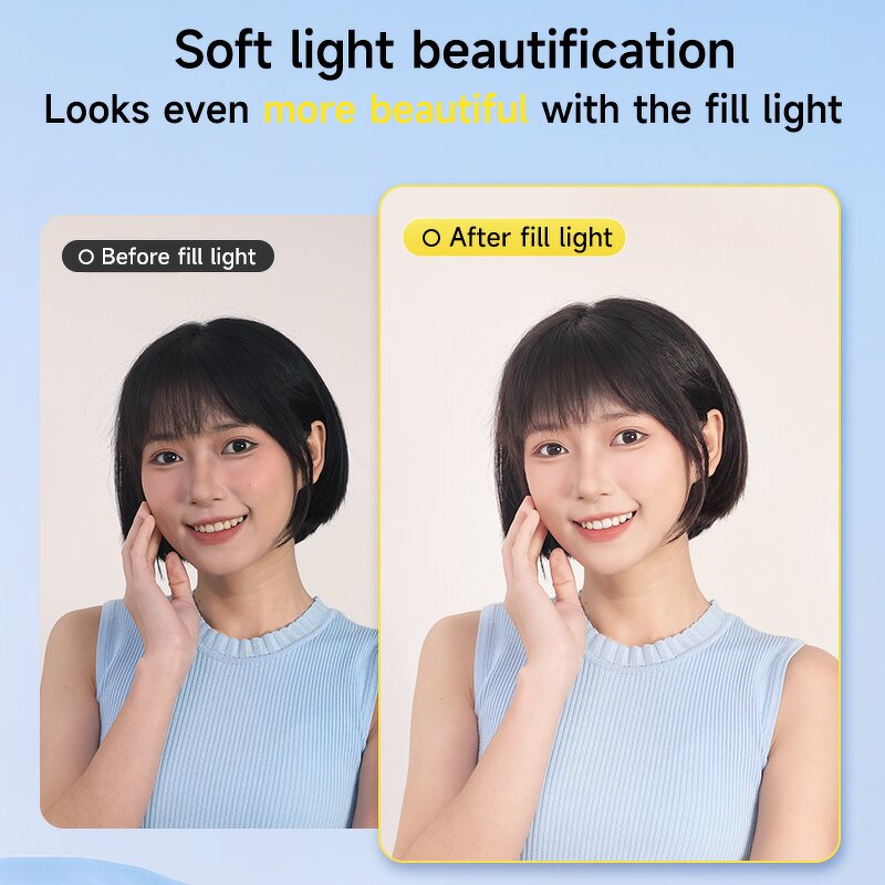 Mini Pocket Light Factory - OEM/ODM D7 Three Color Temperature Video Conferencing LED