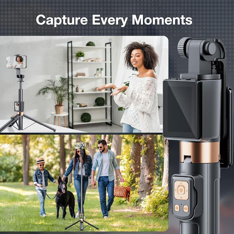 Tripod Manufacturer - OEM/ODM CL07 1.7m Remote Control Screen Mirroring Selfie Stick