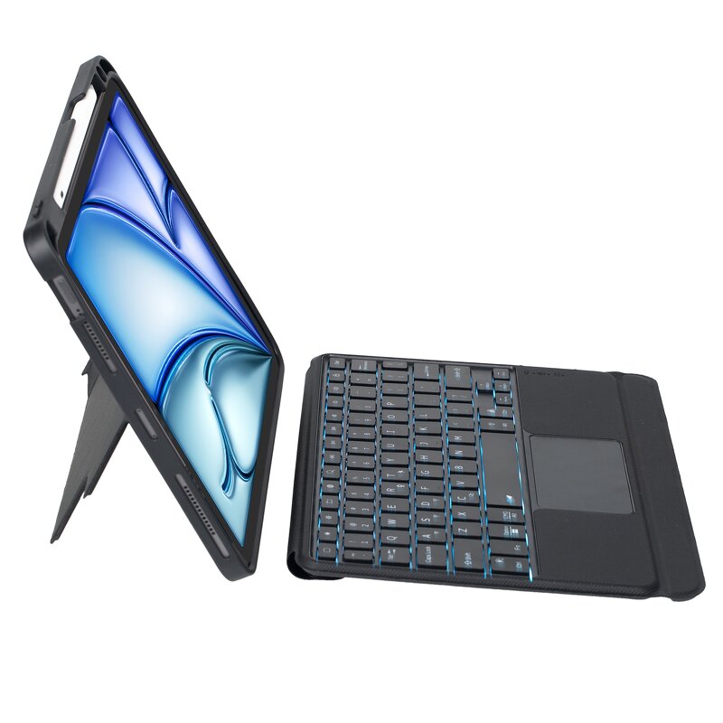 Pivot Keyboard Case Manufacturer - OEM/ODM Split with Trackpad Backlight for iPad Air 11