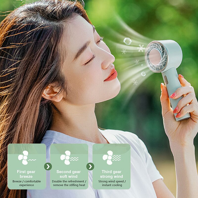 Handheld Cooling Fan Manufacturer - OEM/ODM with Base Refrigeration Semiconductor Portable