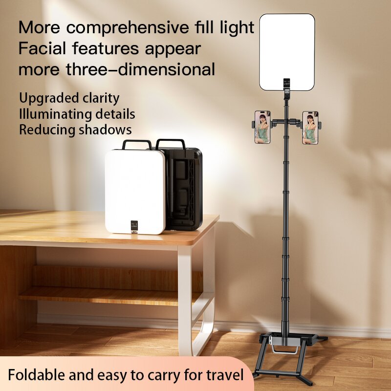 Fill Light Bracket Factory - OEM/ODM 4000mAh Foldable Portable Dual Phone Luggage