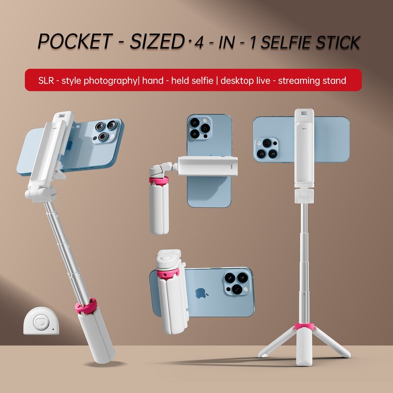 Selfie Stick Manufacturer - OEM/ODM SS3 Portable Mini Lightweight with Wireless Remote