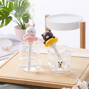 Aroma Diffuser Factory - OEM/ODM Cartoon Bear Portable Car Usb Mini Nano Mist Humidifier