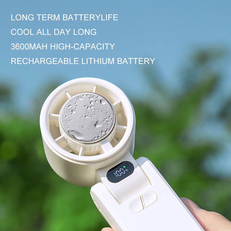 Handheld Fan Manufacturer - OEM/ODM New 650 High-speed Cold Compress Folding USB Charging