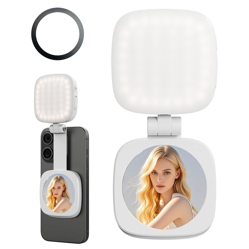 Selfie Light Factory - OEM/ODM F662 Adjustable Portable Phone Magnetic LED Pocket