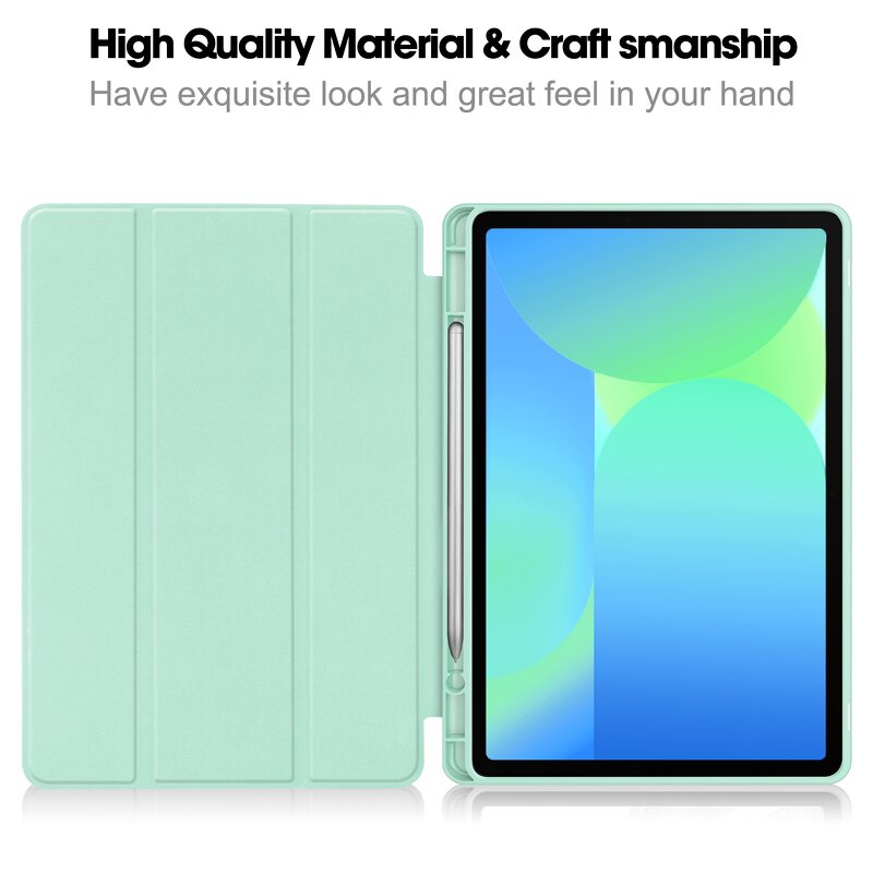 Trifold Tablet Case Factory - OEM/ODM TPU with Pen Slot for Samsung Tab S10 FE